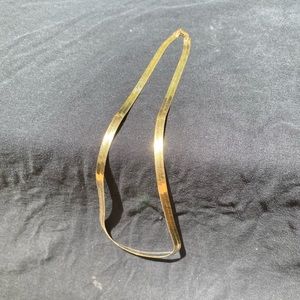 10k Gold 6mm 24" Herringbone Necklace